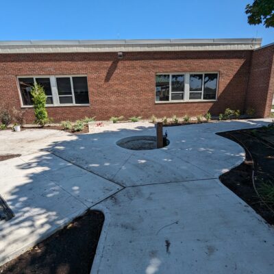 Rough in for Water Feature